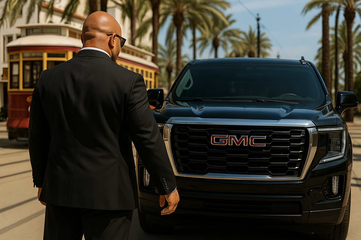 Discreet executive security for celebrity transport in New Orleans