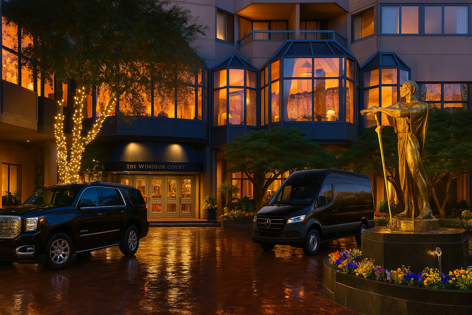 Professional Statesman Coaches chauffeur team - Reliable New Orleans transportation